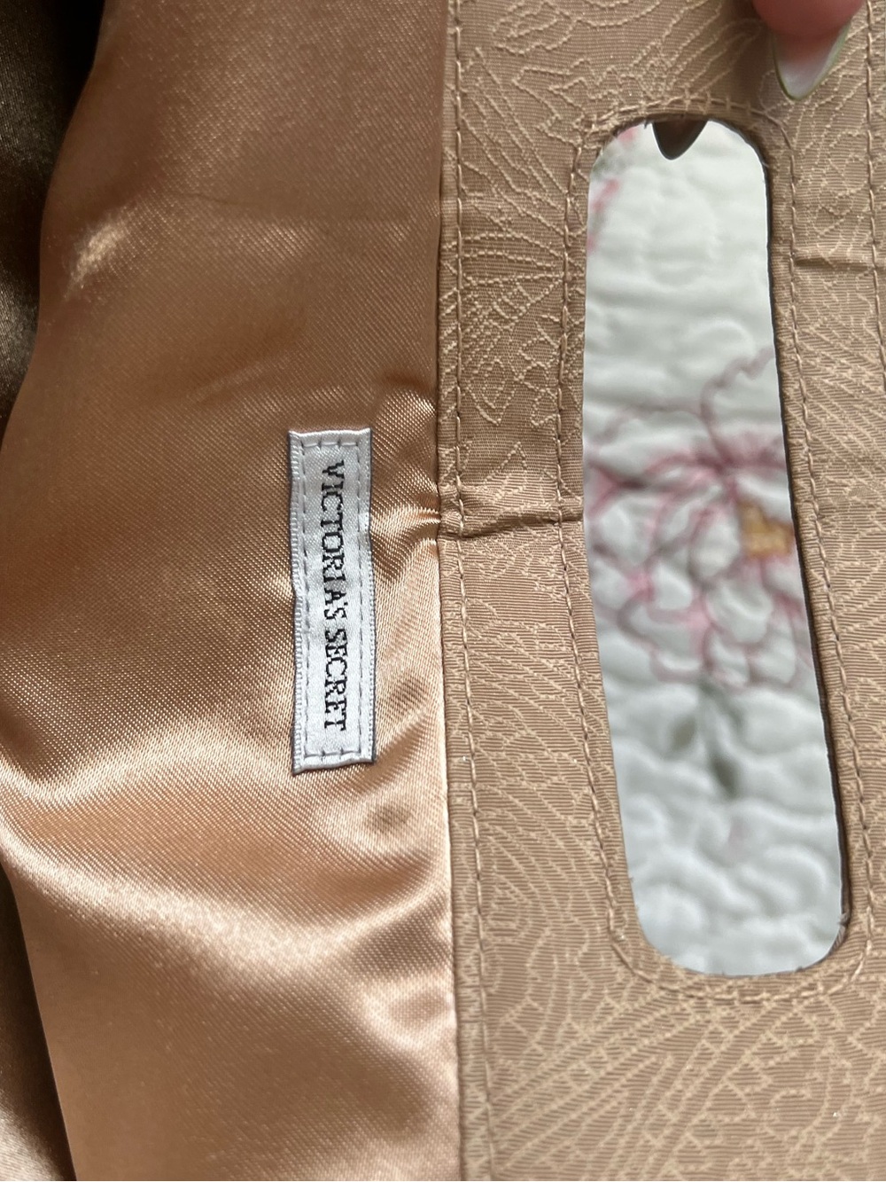 Victoria's Secret Gray handheld clutch
